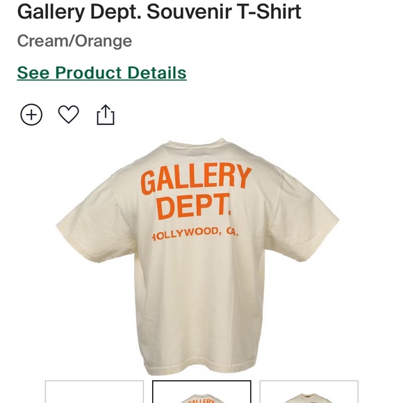 Gallery dept shirt - Picture 1 of 4